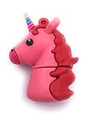 H-Customs Unicornio mítico Criatura Rosa USB Flash Drive 8GB