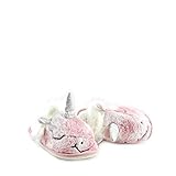 Modelisa - Zapatillas De Estar Por Casa Unicornio Pantuflas Forrado Para Mujer Niña (32/33, Rosa, numeric_32)