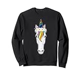 Unicornio Guirnalda de flores Sudadera