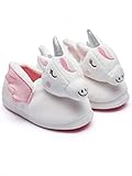 Harry Bear Zapatillas Casa para Niñas Unicornio Blanco 23