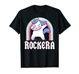 Rockera Niña, Rockera Unicornio Camiseta