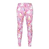 Attvn Leggins Mallas Pantalones Largos Ropa Deportiva Niña para Danza Gimnasia Leggings Estampados Unicornios Pantalónes de Pijamas Cintura Elástica 2-10 Años