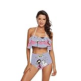 CaTaKu Ocean Mermaid - Bikini de unicornio con diseño de unicornio - Multi - X-Large