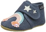 Living Kitzbühel Con Velcro para bebé, diseño de Unicornio, Pantuflas Niñas, Marine, 23 EU