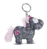 NICI- Llavero Unicornio Diamond Dust 10cm, Color Gris (47648)