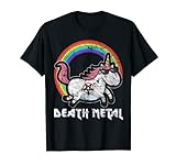 Dulce unicornio Death Metal Unicorn Punk Música Unicornio Camiseta