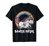 Dulce unicornio Death Metal Unicorn Punk Música Unicornio Camiseta