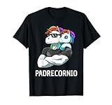 Papacornio Padre Hija Unicornio Camiseta