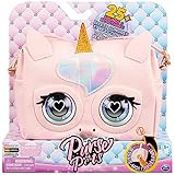 Purse Pets - Bolso Mascota INTERACTIVA - GLAMICORN Unicorn - Bolso Unicornio Niña Interactivo Glamicorn con más de 25 Sonidos y Reacciones - 6062241 - Juguetes Niña 5 años +