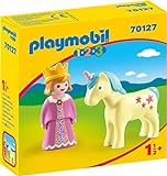 PLAYMOBIL 70127 - PLAYMOBIL 1.2.3 - Princesa y unicornio