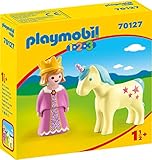 PLAYMOBIL 70127 - PLAYMOBIL 1.2.3 - Princesa y unicornio