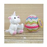 Kögler- Einhorn Emily Mini Unicornio Huevo, Aprox. 13 cm, Juguete de Peluche para acurrucarse y amar, como pequeño Regalo niñas (75760)