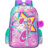 HTgroce Mochila Unicornio Niña,Mochila para Niños Mochila Unicornio Niña Escuela Primaria Kindergarten Mochilas Escolares para Niños Mochila Infantil para Mochila Infantil Años para Escuela.