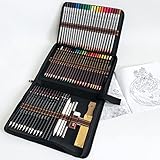 72 Lápices de colores profesionales kit(incluir lápiz de dibujo) para adultos y niños, Dibujar y sombrear lápices de colores dibujo, historietas set