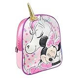 Artesania Cerda Mochila Infantil 3D Minnie, Rosa, 31 cm