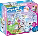 PLAYMOBIL Magic 9471 Portal de Cristal al Mundo de Invierno con Efecto de Luz y Brazalete Mágico, A Partir de 4 años