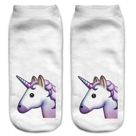  Calcetines de algodón para niñas, divertidos y divertidos, con  diseño de unicornio, calcetines lindos para niños y niñas, 6 pares,  Unicornio B : Ropa, Zapatos y Joyería