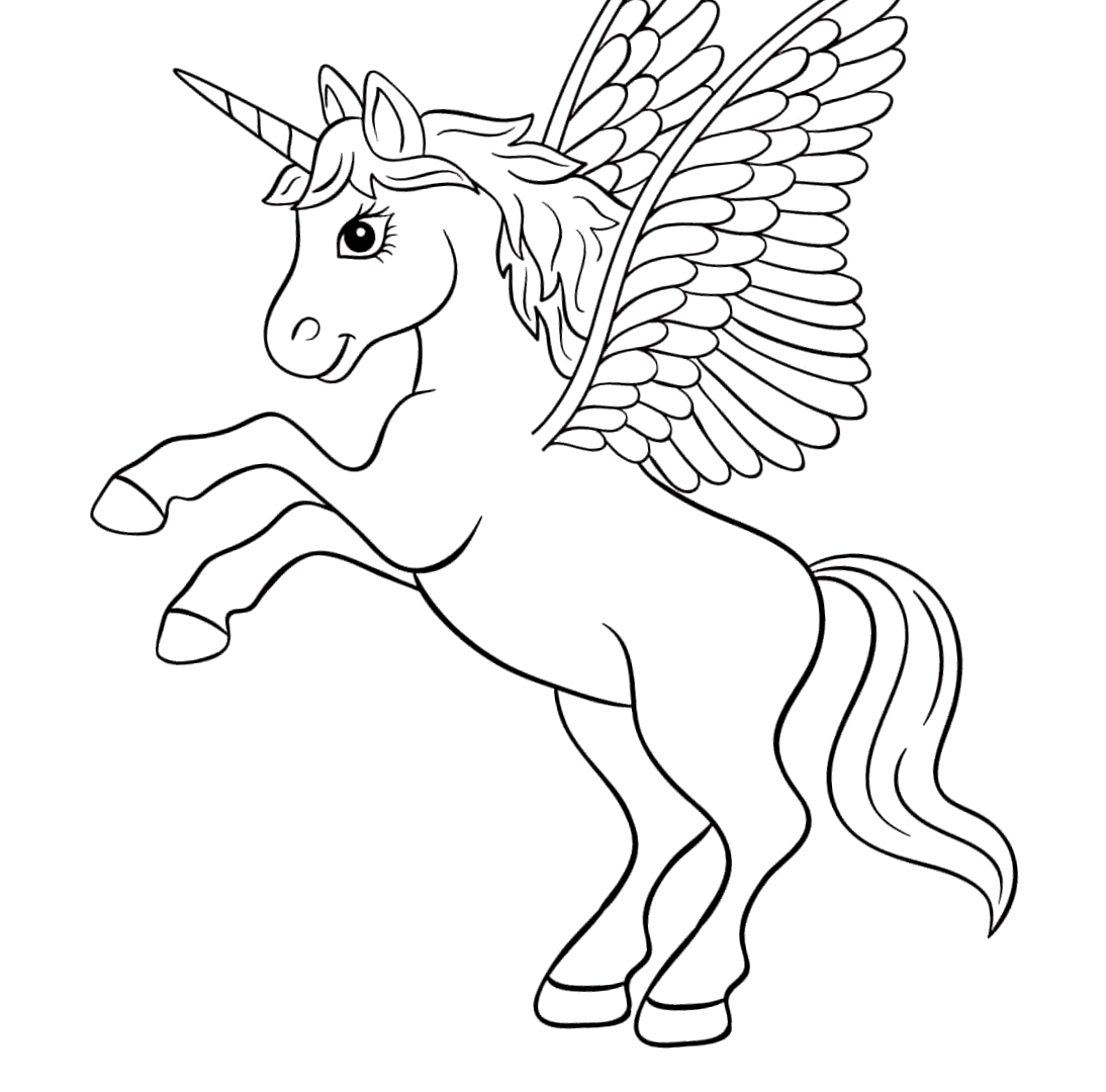 Dibujos De Unicornios Para Colorear Imagenes De Unicornio Para Colorear Images